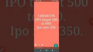 CHEMCON IPO