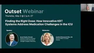 Finding the Right Dose: How Innovative KRT Systems Address Medication Challenges in the ICU