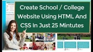 How to Create an School/College Website  using Html CSS only 2023 #ecommerce #coding #html #school
