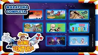 Gameventura do Senninha | Maratona Completa | Desenho animado e game interativo