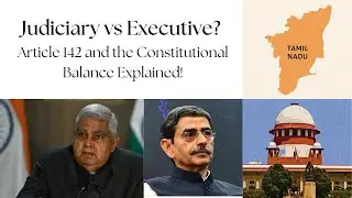 Supreme Court vs Vice President? | Governor Bill Delay Case Explained | Law Wind