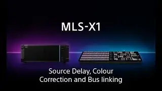 Sony MLS-X1: Source Delay, Colour Correction and Bus Linking
