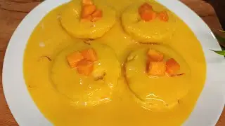 Mango Bread Rasmalai Recipe || Bread Rasmalai Recipe ||  Mango Bread Dessert Recipe