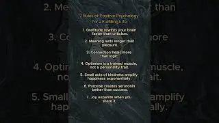 Try These 7 Positive Habits Today!