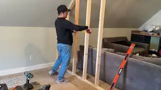 How to build a wall (Part 1 of Bonus Room Remodel)