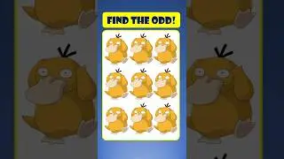 Find The  Odd Out Pokemon Go?! | Brain Teasers & Puzzles | Game 9  #quiz #howgoodareyoureyes