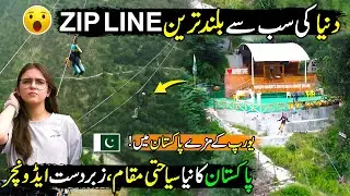 World's Highest & South Asia Longest Zip Line | Adventure In Noori Valley | Mini Europe of Pakistan