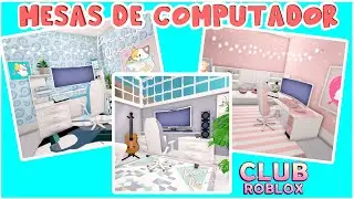 *3 IDEAS* CLUB ROBLOX COMO FAZER MESA DE COMPUTADORA!  | SPEED BUILD || ROBLOX