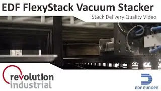 EDF FlexyStack Vacuum Stacker Quality of Stack in Hopper