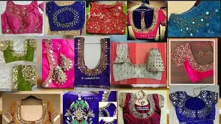 Trendy Mirror work blouse designs 100+designs||Part-1 ||by Vedha Srineethi Trendy Corner