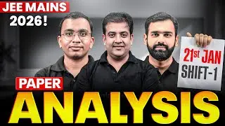 JEE Main 2026 LIVE Paper Discussion | Shift-1 Analysis | Rank Booster