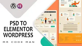 PSD to WordPress Elementor landing page [part 1] (Header & Footer)