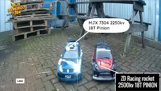 MJX hypergo 7304 18T pinion test