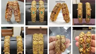 22ct Gold Nakshi Bangle designs||Big size Bangles||Antique Bangles||916 Gold bangles