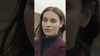 Penny Tweed Peacoat in Black & Red St. Brigid's Cross