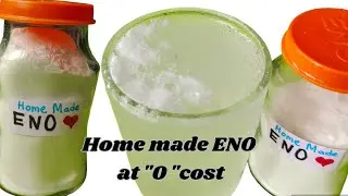 Ghar par rakhi cheezon se Banaye ENO Fruit Salt ||Home made ENO fruit salt