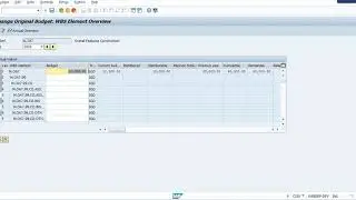 CJ30 Original Budget allocation