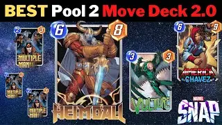 BEST Pool 2 MOVE DECK to Infinite Rank! Optimized to Outplay Opponents! - Marvel Snap