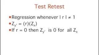 Regression: Regression Toward the Mean