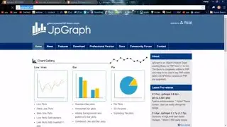 how to download framework jpGraph for beginners php