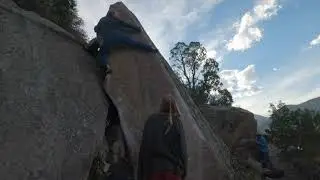 Double Arete (V5) - Morrison Boulders, CO