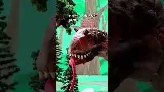 Dino wars: sneak peek! #jurassicworld #stopmotion #dinosaur #animation