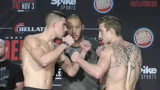 Bellator 186 Weigh Ins : Michael Trizano vs  Mike Otwell
