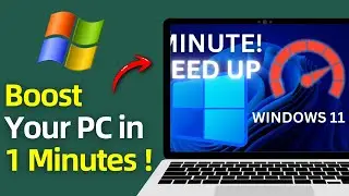 How To Speed Up Your PC in 1 Minute (Easy Performance Boost 2025)