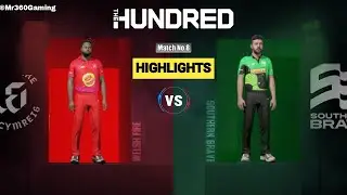 Welsh Fire vs Southern Brave | 8th The Hundred 2021 Match Highlights | Cricket 19 PC 1080 Ultra