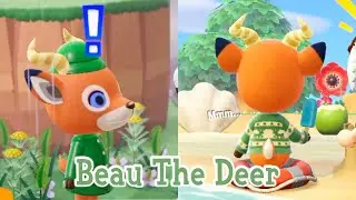 Beau The Deer Lazy Villager Animal Crossing New Horizons ACNH