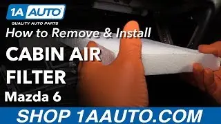 How to Replace a Cabin Air Filter 03-08 Mazda 6