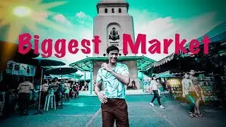 The biggest market in the world. Chatuchak weekend market Bangkok Thailand