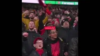 Liverpool fans sing allez, allez at Wembley vibes || Final Liverpool vs Chelsea Carabao Cup 2023