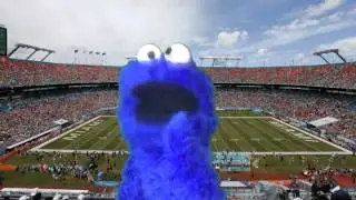 Cookie Monster Singing The Miami Dolphins Fight Song