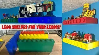 How to make Lego Shelves for your Legos!!