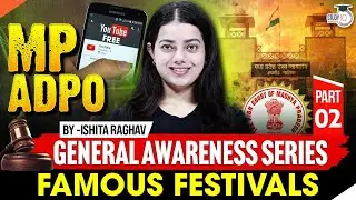 MP ADPO Free GK Series: Famous Festivals Part-2 | Ishita Ma’am