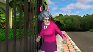 Scary Teacher got FLY WINGS after drinking CRAZY COFFEE drink obby