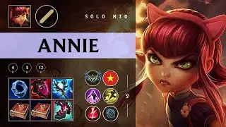 Annie Mid vs Aurelion Sol - VN Challenger Patch 25.24