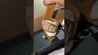💎 MORE GEMS 💎 #Coach Margot Sandal in Crystal Signature Jacquard #UNBOXING #womansfashion #style