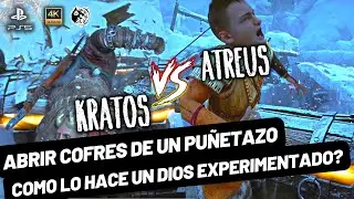 KRATOS VS ATREUS ABRIR COFRES de un PU&Ntilde;ETAZO, COMO LO HACE UN DIOS EXPERIMENTADO? God of War
