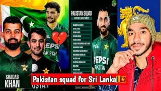 Pakistan Squad Shock for Sri Lanka 😲 Shadab Khan Comeback | khawaja Nafay First Call-Up 🇵🇰