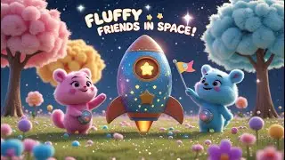 Fluffy Friends in Space | Magical Galaxy Adventure for Kid | Kids Adventure