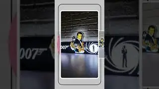 Rare 007 James Bond Pinball Top Light Box LED Light Box USB Powered Fully Dimmable