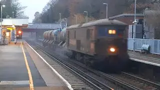 Lone 73 RHTT | 73213 passes Hildenborough with a RHTT set 23/11/18