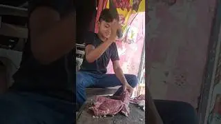 small children amazing meat cutting skill  | Meat cutting processing