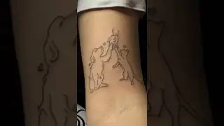 Turn your emotions into ink😍✨ with - @elfinink#shorts #ytshorts #trendingshorts #tattoo #love