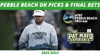 2025 Pebble Beach DraftKings Picks, Lineups, Final Bets, Weather, One and Done | PGA DFS PICKS