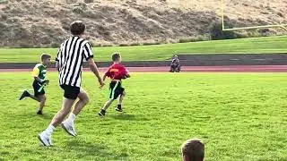 KJ&rsquo;s first touchdown. More to come.