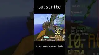 Hypixel skywars duels: scaffolding hacks are funny #shorts #meme