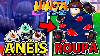 COMO ENTRAR PRA AKATSUKI E PEGAR ACESSÓRIOS NO NINJA TIME!